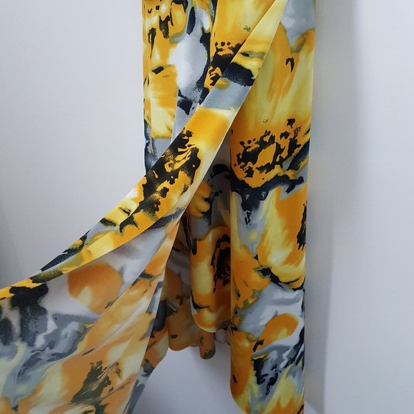 Fun & Flint Women Yellow/Multi Dress - Size M - Picture 4 of 7